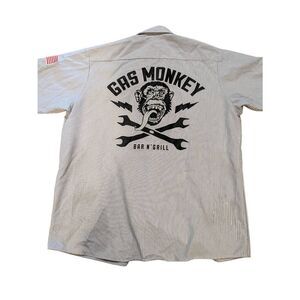 Red Kapp Gas Monkey mechanic shirt extra large